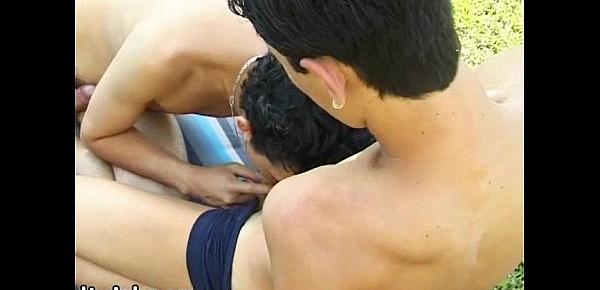  Two yummy South American boys enjoying sex camping